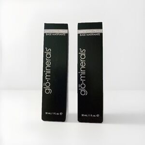 Lot Of 2 Glo Minerals Mattifying Primer 30 ml/ 1 fl oz Makeup Primer  Bundle